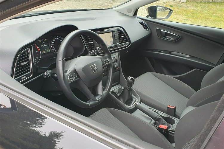 Seat Leon 1.6 TDI 110KM # LED # Navi # ParkPilot # Climatronic # Zadbany zdjęcie 11