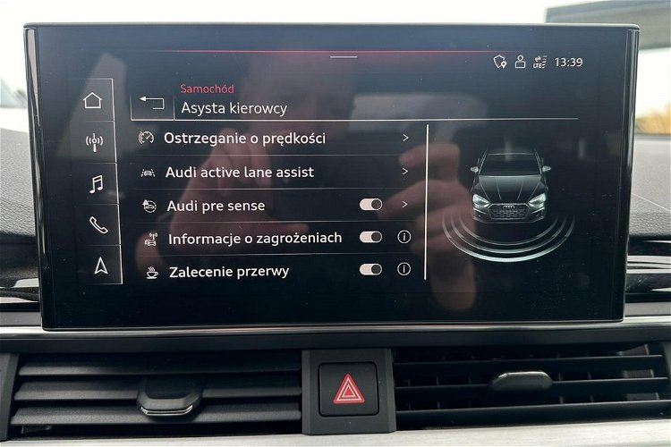 Audi A5 / Salon Polska / Quattro 4x4 / Bang Olufsen / Virtual Cockpit / S-LINE zdjęcie 22