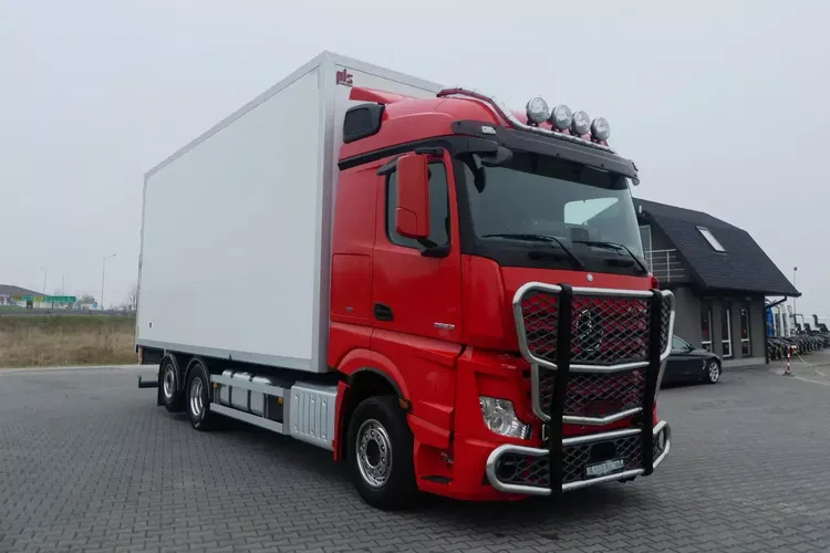 Mercedes ACTROS 2553 6x2 / KONTENER + WINDA / OTWIERANY BOK / EURO 6 / zdjęcie 11