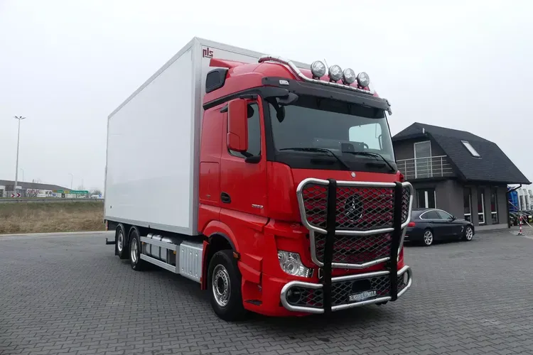 Mercedes ACTROS 2553 6x2 / KONTENER + WINDA / OTWIERANY BOK / EURO 6 / zdjęcie 12