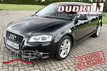 Audi A3 1.6TDI DUDKI11 Ledy, Navi, Pół-Skóry, Klimatronic 2 str.kredyt.GWARANCJA
