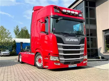 Scania LOW DECK MEGA R450 2019/2020 w scania na kontrakcie w ASO sprowadzony