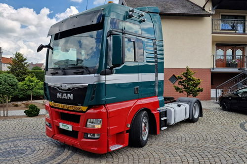 MAN TGX 18.480 LOW DECK XXL RETARDER Euro 6 4x2 LLS U klima postojowa , bogate wyposażenie 2015 r