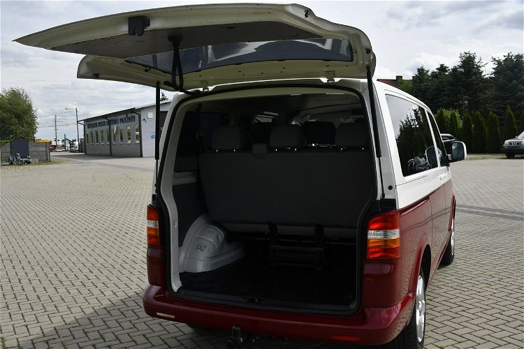 Volkswagen Transporter 2, 5tdi Caravelle, 9 Osobowe, Klimatyzacja, Hak, Parktronic, Zarej.w PL.Alu zdjęcie 17