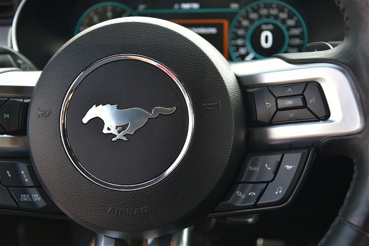 Ford Mustang GT 5.0 V8 449KM 2019/20r. Polski SALON B&O Skóra NAVi Kamera LED Magne zdjęcie 24