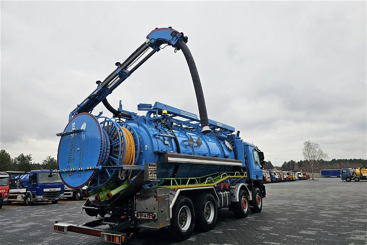 Mercedes WUKO ADR SIMON MOOS BERGSIEK do zbierania odpadów płynnych aktualne badanie ADR asenizacyjny separator beczka odpady czyszczenie zdjęcie 31