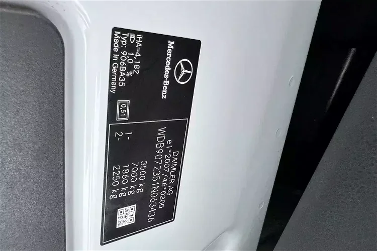 Mercedes Sprinter 316 CDI automat MAX burtowy skrzynia Doka brygadiera 6-cio miejscowy z Niemiec 3.4m paka 2020 model zdjęcie 42