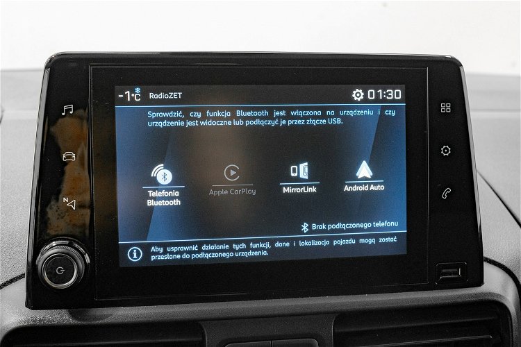 Peugeot Partner GD295WY # 1.5 BlueHDi L1 Premium Cz.cof Bluetooth Salon PL VAT 23% zdjęcie 21