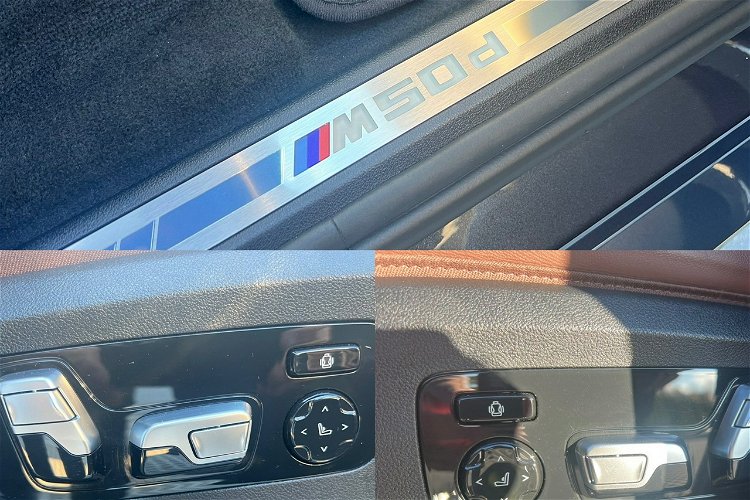 BMW X7 M50D TV DVD MONITORY LASER MASAŻE HED UP ROLETY PANORAMA HAK GWARANCJA zdjęcie 18