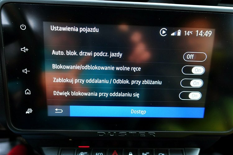 Dacia Duster Prestige LPG-100KM Led+Navi+Kamery 360 FABRYCZNA GWARA. Bezwypad FV23% 4x2 zdjęcie 51