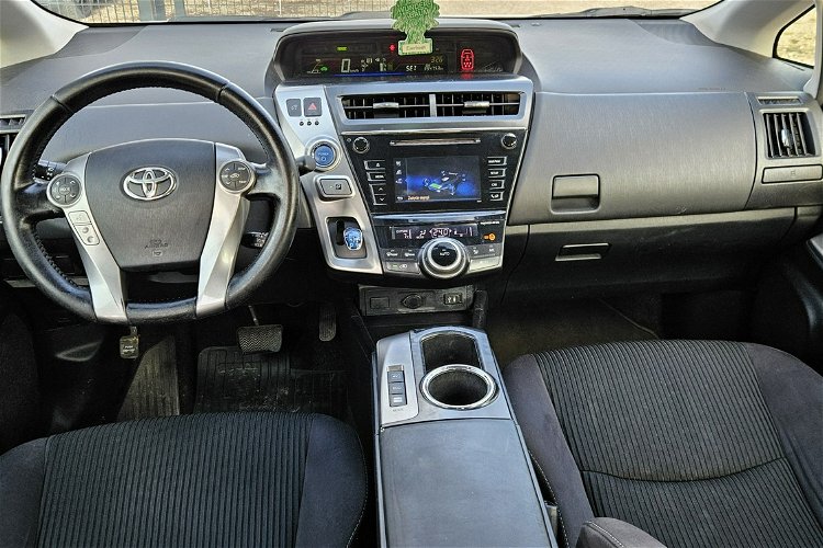Toyota Prius+ 1.8 HSD 136KM Skóra Hand free Serwisowany 7 osobowy Bezwypadkowy zdjęcie 12