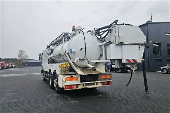 Mercedes WUKO MULLER KOMBI CANALMASTER DO CZYSZCZENIA KANAŁÓW WUKO asenizacyjny separator beczka odpady czyszczenie kanalizacja