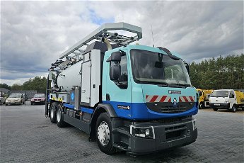 Renault WUKO RIVARD RECYTLING do zbierania odpadów płynnych WUKO asenizacyjny separator beczka odpady czyszczenie kanalizacja