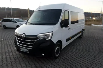 Renault MASTER / 7-OSOBOWY / BRYGADÓWKA / HAK / 180 KM /