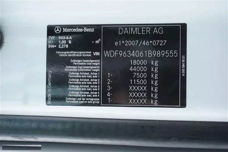 Mercedes ACTROS / 1845 / EURO 6 / MEGA / LOW DECK / RETARDER zdjęcie 11
