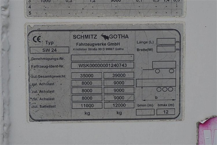 Schmitz SW24SL G zdjęcie 1085