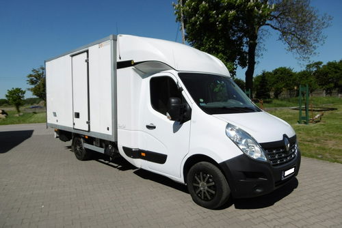 Renault Master kontener plandeka winda