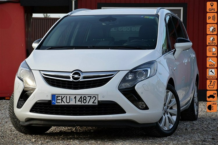 Opel Zafira ZAREJESTROWANA 1.4T LED 7 Foteli Bi-xenon Kamera Navi Serwis Alu zdjęcie 1
