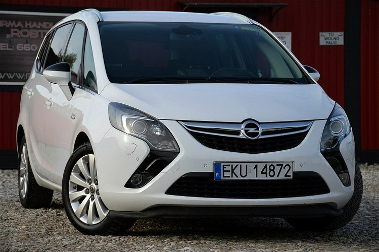 Opel Zafira ZAREJESTROWANA 1.4T LED 7 Foteli Bi-xenon Kamera Navi Serwis Alu zdjęcie 16