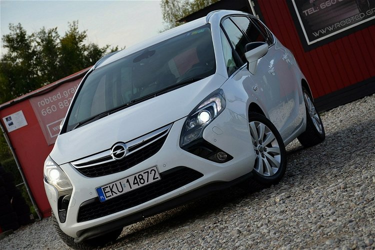 Opel Zafira ZAREJESTROWANA 1.4T LED 7 Foteli Bi-xenon Kamera Navi Serwis Alu zdjęcie 20