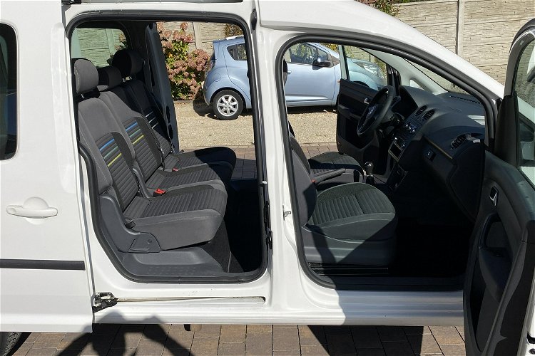 Volkswagen Caddy 15r. long podjazd dla inwalidów rampa wózek webasto 6 osobowy zdjęcie 13