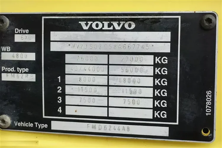 Volvo FM 440 / SKRZYNIOWY + HDS / 3 OSIE / HIAB 166 / ROTATOR zdjęcie 11