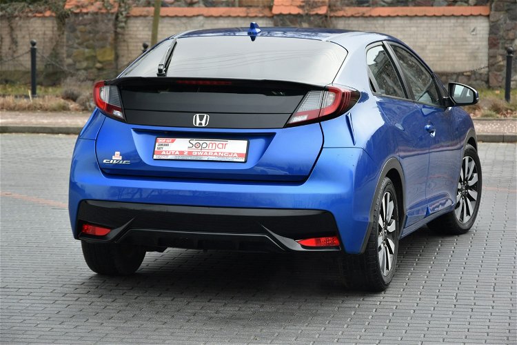 Honda Civic 1.8i-VTEC 141KM 2015r. ALU Kamera Led Isofix zdjęcie 7