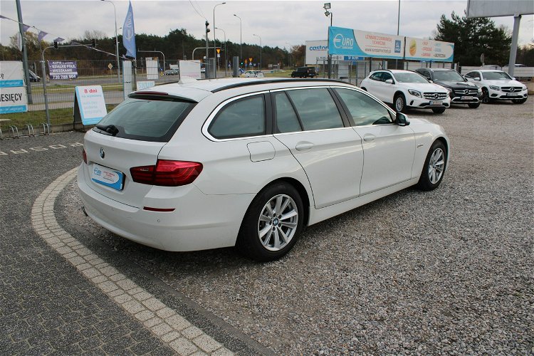 BMW 520 F-Marża, gwarancja, kombi, biały.184KM zdjęcie 6