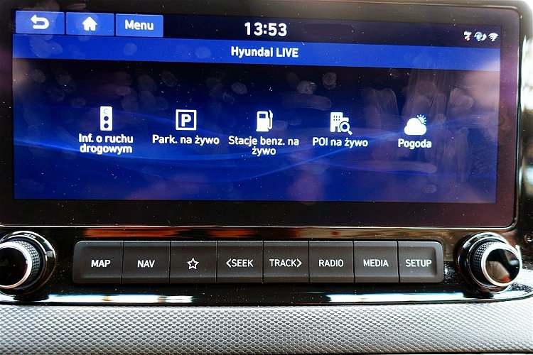 Hyundai Kona HYBRID Automat Skóra+Led NAVI 3 Lata GWARANCJI 1WŁ Kraj Bezwypad F23% 4x2 zdjęcie 23