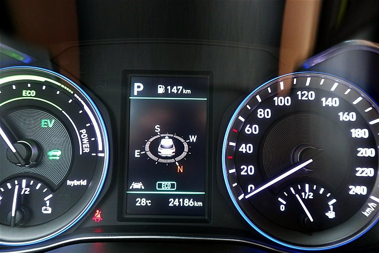 Hyundai Kona HYBRID Automat Skóra+Led NAVI 3 Lata GWARANCJI 1WŁ Kraj Bezwypad F23% 4x2 zdjęcie 30