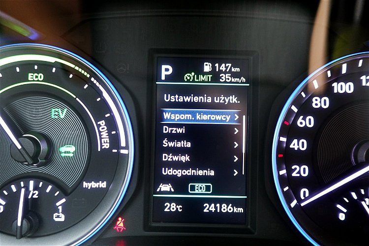 Hyundai Kona HYBRID Automat Skóra+Led NAVI 3 Lata GWARANCJI 1WŁ Kraj Bezwypad F23% 4x2 zdjęcie 31