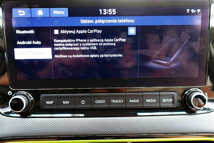 Hyundai Kona HYBRID Automat Skóra+Led NAVI 3 Lata GWARANCJI 1WŁ Kraj Bezwypad F23% 4x2 zdjęcie 42