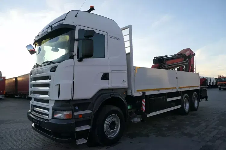 Scania R 480 / 6X4 / SKRZYNIOWY- 6,2 M + HDS PALFINGER PK 40000 + FLY JIB - 26,4 M / PILOT / SIODEŁKO / zdjęcie 12
