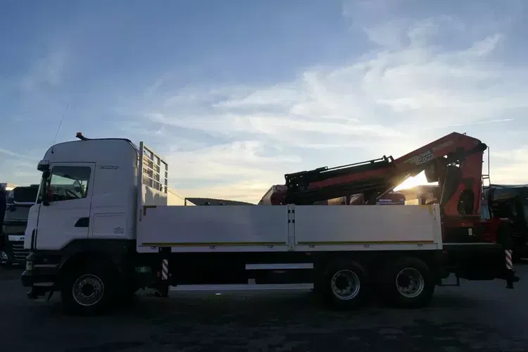 Scania R 480 / 6X4 / SKRZYNIOWY- 6,2 M + HDS PALFINGER PK 40000 + FLY JIB - 26,4 M / PILOT / SIODEŁKO / zdjęcie 13