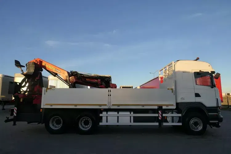 Scania R 480 / 6X4 / SKRZYNIOWY- 6,2 M + HDS PALFINGER PK 40000 + FLY JIB - 26,4 M / PILOT / SIODEŁKO / zdjęcie 17