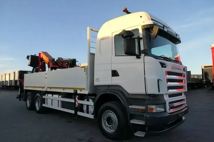 Scania R 480 / 6X4 / SKRZYNIOWY- 6,2 M + HDS PALFINGER PK 40000 + FLY JIB - 26,4 M / PILOT / SIODEŁKO / zdjęcie 18