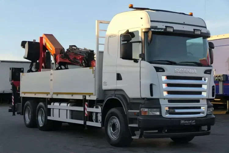 Scania R 480 / 6X4 / SKRZYNIOWY- 6,2 M + HDS PALFINGER PK 40000 + FLY JIB - 26,4 M / PILOT / SIODEŁKO / zdjęcie 19