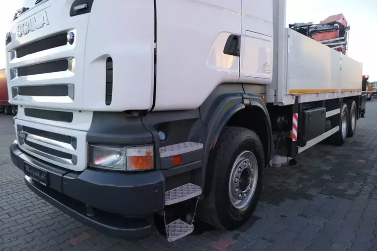 Scania R 480 / 6X4 / SKRZYNIOWY- 6,2 M + HDS PALFINGER PK 40000 + FLY JIB - 26,4 M / PILOT / SIODEŁKO / zdjęcie 21