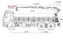 Scania R 480 / 6X4 / SKRZYNIOWY- 6,2 M + HDS PALFINGER PK 40000 + FLY JIB - 26,4 M / PILOT / SIODEŁKO / zdjęcie 41