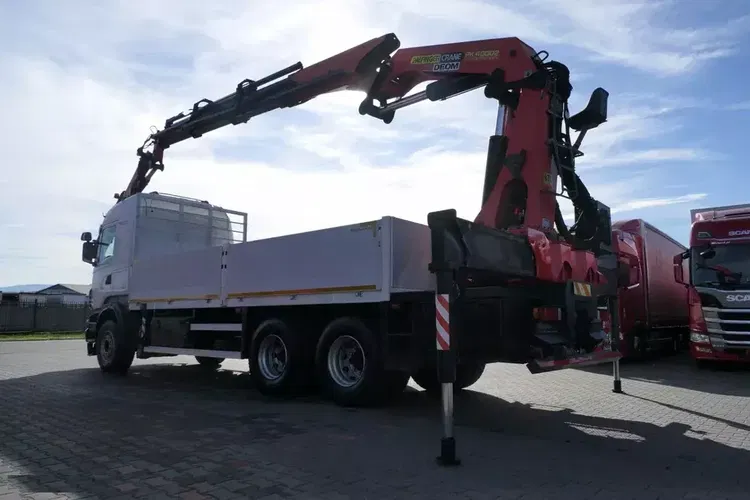 Scania R 480 / 6X4 / SKRZYNIOWY- 6,2 M + HDS PALFINGER PK 40000 + FLY JIB - 26,4 M / PILOT / SIODEŁKO / zdjęcie 5