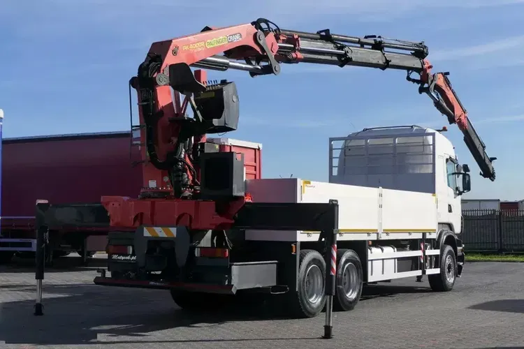 Scania R 480 / 6X4 / SKRZYNIOWY- 6,2 M + HDS PALFINGER PK 40000 + FLY JIB - 26,4 M / PILOT / SIODEŁKO / zdjęcie 7