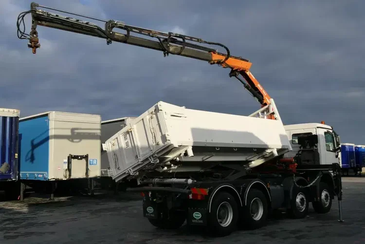 Mercedes ACTROS 3244 / 8 X 4 / 2 STR WYWROTKA + HDS ATLAS 116.3 /  / EPS + SPRZĘGŁO / zdjęcie 12