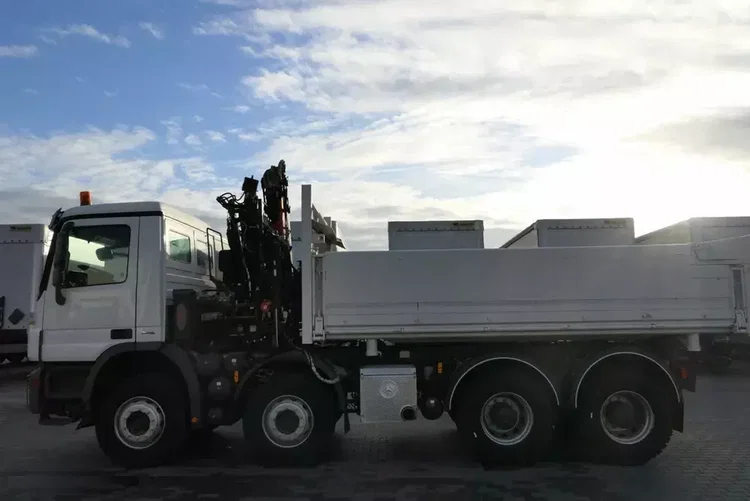 Mercedes ACTROS 3244 / 8 X 4 / 2 STR WYWROTKA + HDS ATLAS 116.3 /  / EPS + SPRZĘGŁO / zdjęcie 15
