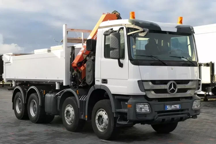 Mercedes ACTROS 3244 / 8 X 4 / 2 STR WYWROTKA + HDS ATLAS 116.3 /  / EPS + SPRZĘGŁO / zdjęcie 19