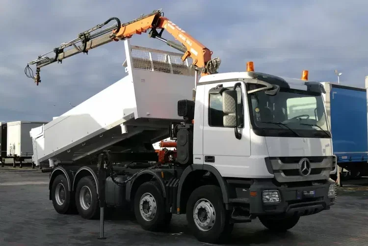 Mercedes ACTROS 3244 / 8 X 4 / 2 STR WYWROTKA + HDS ATLAS 116.3 /  / EPS + SPRZĘGŁO / zdjęcie 7