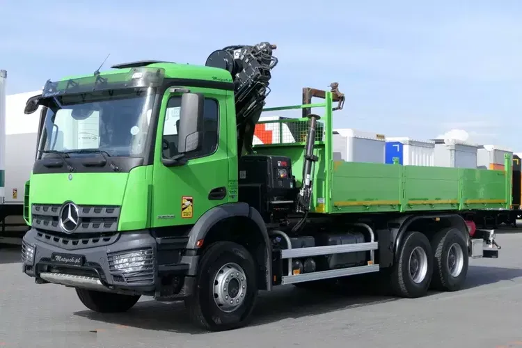 Mercedes AROCS 2636 / WYWROTKA-6.15 M / HDS HIAB 162 - 10.1 M / EURO 6 zdjęcie 10