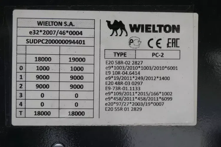 Scania R 450 / ZESTAW TANDEM / 120M3 / WIELTON / 7.75M + 7.75M / 2020 ROK zdjęcie 13