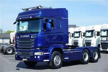 Scania R 580 / V 8 / EURO 6 / ACC / 6 X 4 / RETARDER / DMC 60 000 KG / HYDRAULIKA