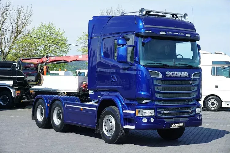 Scania R 580 / V 8 / EURO 6 / ACC / 6 X 4 / RETARDER / DMC 60 000 KG / HYDRAULIKA zdjęcie 10