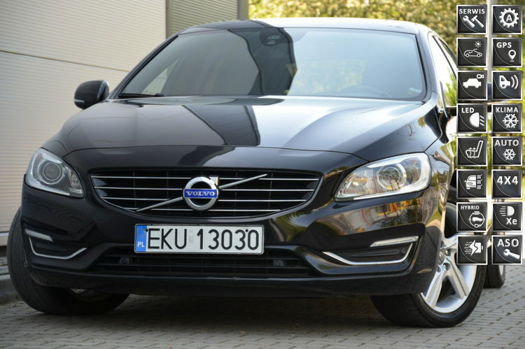 Volvo V60 2.4D6 AWD Plug-in Hybrid Led Serwis Grz.kierownica Kamera Navi Skóra zdjęcie 1